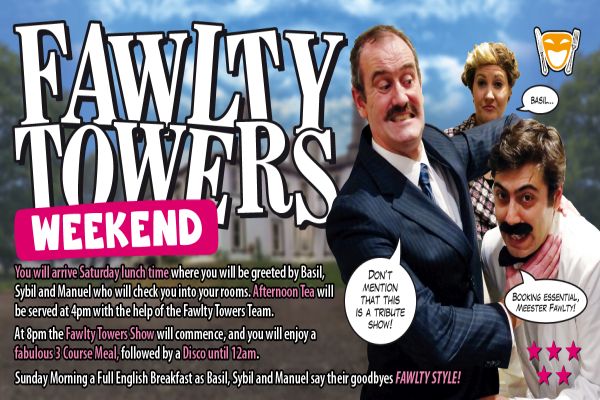 Fawlty Towers Christmas Weekend 28/11/2026 Southampton — event image